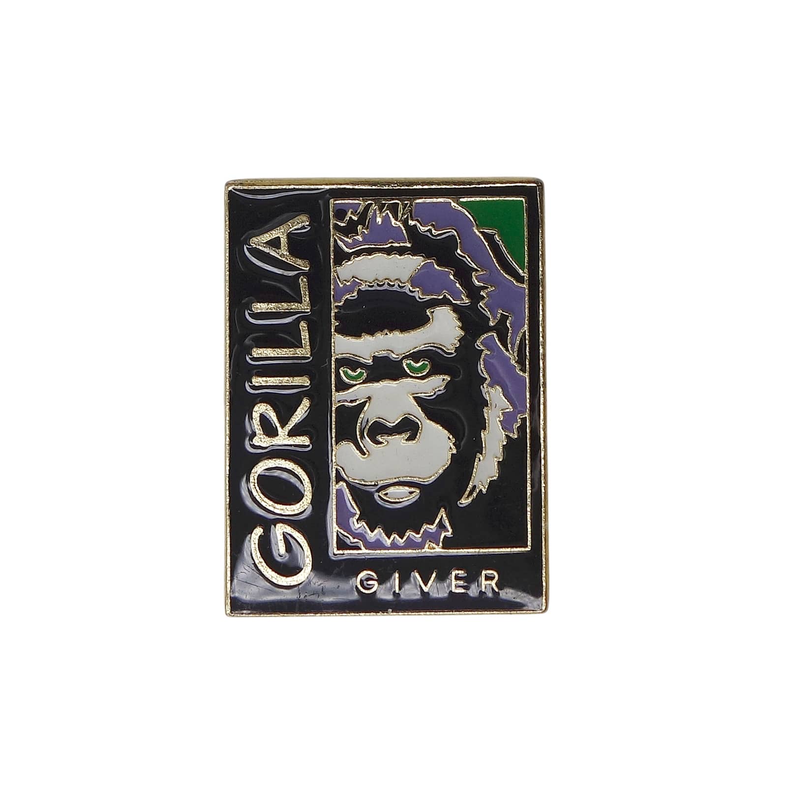【中古】GORILLA ゴリラ GIVER レトロ ピンズ ビンテージ ピンバッジ ピンバッチ
