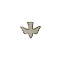 【中古】聖霊の鳩 小型 ピンズ 鳥 アクセサリー ピンバッジ ラペルピン
