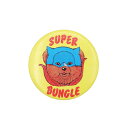 【中古】キャラクター SUPER BUNGLE レトロ 缶バッジ イギリス輸入雑貨 ピンバッジ 缶バッチ
