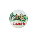 【中古】クラシック プー ビンテージ 缶バッジ Disney プーさん レトロ イギリス 輸入雑貨 I am 6 ピンバッジ 缶バッチ