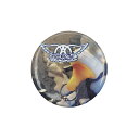 【中古】USA製 エアロスミス AEROSMITH 缶バッジ 90's レトロ ピンバッジ ビンテージ 缶バッチ ロックバンド ピンバッチ