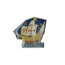 【中古】フランス レトロ 帆船 ピンズ ビンテージ ピンバッチ PETIT NAVIRE ピンバッジ
