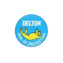 【中古】DELTON アザラシ レトロ 缶バッジ イギリス輸入雑貨 缶バッチ ピンバッジ ピンバッチ