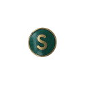 【中古】イギリス THOMAS FATTORINI アルファベット S レター ヴィンテージ ブローチ アクセサリー ピンバッチ ピンバッジ