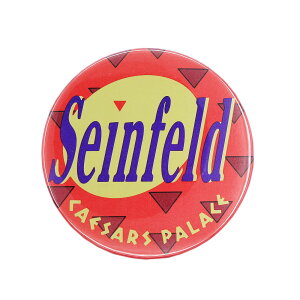 【中古】Seinfeld となりのサインフェルド レトロ 缶バッジ ジェリー・サインフェルド ビンテージ 缶バッチ ピンバッジ