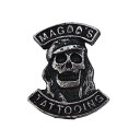 【中古】MAGOO'S TATTOOING バイカー ピンズ スカル タトゥ― アメリカ輸入雑貨 ピンバッチ ピンバッジ