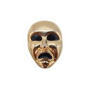 【中古】仮面 ピンズ 金色 マスク ビンテージ フランス レトロ ピンバッチ アクセサリー ピンバッジ