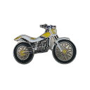 【中古】フランス レトロ ピンズ オートバイ FANTIC ファンティック TRIAL COACH ピンバッチ ピンバッジ