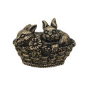 【中古】AVON ヴィンテージ ピンズ うさぎ バスケット エイボン レトロ アクセサリー バッジ