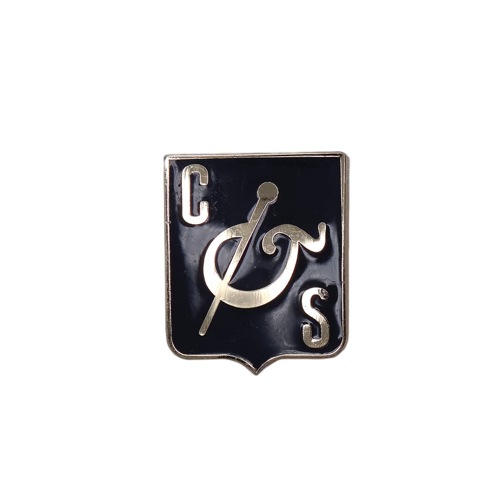 【中古】CS ピンズ 紋章型 ラペルピン レトロ バッジ ピンバッチ