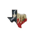 【中古】TEXAS テキサス州 州旗柄 地図型 ピンズ 社交ダンス ピンバッジ ピンバッチ