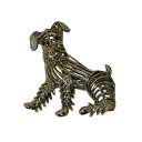 【中古】アメリカ GERRY'S テリア 犬 ビンテージ ブローチ 動物 レトロ ピンバッチ アクセサリー(4)