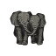 【中古】2頭の象 ピンズ 動物 ゾウ ピンバッチ ピンバッジ ラペルピン 留め具付き アメリカ輸入雑貨
