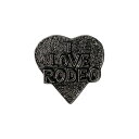 【中古】I LOVE RODEO ピンズ ハート ピンバッジ ピンバッチ ラペルピン 留め具付き ロデオ