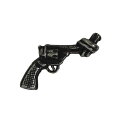 【中古】ピンズ 発射不能の銃 ピンバッジ レトロ ピンバッチ 留め具付き The Knotted Gun 拳銃 ピストル