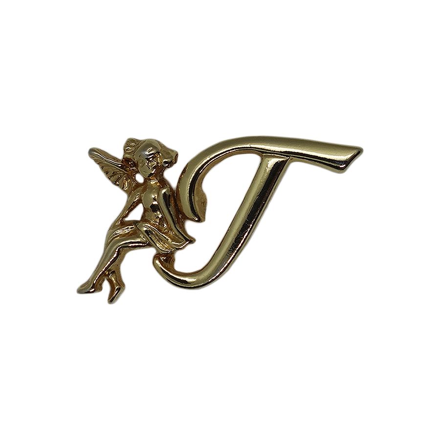 【中古】妖精 T文字 ピンズ 金色 フェアリー ラペルピン ピンバッチ ピンバッジ 留め具付き(4)