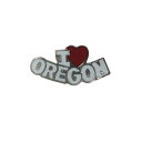 アメリカから入荷しました、ピンズ。 I Love OREGON。 金属の留め具付き。 -地域,ピンバッジ,お洒落,ハート,オレゴン州- 縦　約1.2cm 横　約2.2cm ＞＞　ピンズを探す。 ＞＞　ブローチを探す。 ＞＞　キーホルダーを探す。