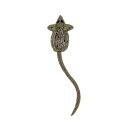 【中古】ネズミ ブローチ 動物 アクセサリー ピンバッチ ピンバッジ