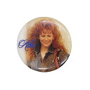 【中古】カントリーミュージシャン Reba McEntire 缶バッジ 90's レトロ ピンバッジ 缶バッチ ピンバッチ リーバ・マッキンタイア ビンテージ