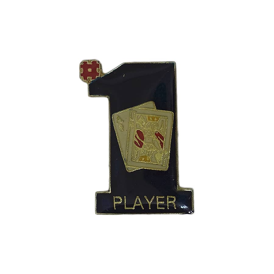 【中古】#1 PLAYER ピンズ トランプ ビ