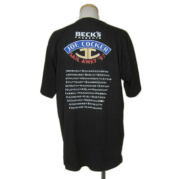 JOE COCKER ツアー Tシャツ メンズXL ヨーロッパ古着 ユーズド ロックTシャツ 【中古】