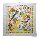 【中古】ニュージーランド 鳥と花 ヴィンテージ ファブリック 雑貨 布 アンティーク 生地