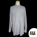【中古】 ELY チェック柄 ウエスタンシャツ メンズL ロング丈 スナップボタン カウボーイシャツ 【異国屋】
