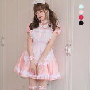 メイド レディース ワンピ コスプレ ワンピース メイド喫茶 メイドカフェ メイド服 正統派メイド 半袖 フリル ぽわん袖 ミニ丈 学園祭 文化祭 イベント コ...