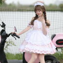 メイド レディース メイド喫茶 メイドカフェ ワンピ コスプレ ワンピース メイド服 正統派メイド 半袖 フリル ボウタイ ボートネック ミニ丈 学園祭 文化祭...