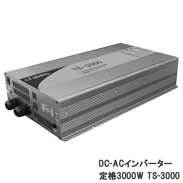 正弦波 DC-ACインバーター TS-3000 電菱製 送料無料 DENRYO