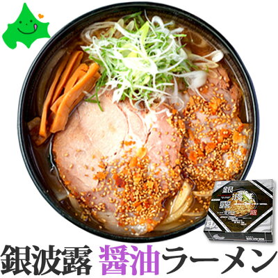 北海道美食生活 銀波露 ( ぎんぱろう ) 醤油 札幌 ラーメン 2食入 メール便 送料込 買いまわり お試しラーメン 食品 お土産 しょうゆラーメン お試し 常温 SDGs ポスト投函