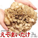 【 蝦夷 舞茸 ( えぞ まいたけ ) 2kg（3〜4株）】 無農薬 北海道産 厚沢部町 送料無料 国産 きのこマイタケ キノコ 北海道 食材 野菜 食品 ・フード ギフト 取り寄せ お取り寄せ お土産 内祝 お返し 贈り物 無農薬野菜 お礼 食べ物 煮汁 黒くならない