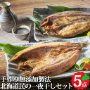 北海道民の一夜干し 5点セット 知床ジャニー お返しもの お返し物