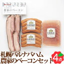 農家のベーコン 4点セット FBA-BN ウインナー 生ハム 生ベーコン 札幌バルナバハム