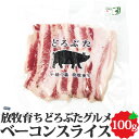 北海道のお肉・ハムソーセージはまだまだございます ベーコンスライス 内容量 100g 原材料 豚バラ肉、岩塩、米ぬか、香辛料、発色剤（亜硝酸Na) 賞味期限 14日 保存方法 要冷蔵（10℃以下） アレルギー成分 特になし のし 対応していません。 お届け方法 冷蔵でお届けします。（※冷凍品と冷蔵品の両方をご購入された場合は冷凍でお届け致します） 生産地/生産者 株式会社エルパソ　 北海道中川郡幕別町忠類中当45番地1 お買い物ガイド ※発送状況により確約はできませんが、可能な限り対応させていただきます。ご希望の日にちを備考欄にご記入ください。 坂上＆指原のつぶれない店 ミシュラン マノス 泥豚 どろぶた TVで話題 北海道美食生活のお肉・ハムソーセージ等は様々な用途にご利用いただいております。 内祝・お返し などのお祝い事 出産内祝 結婚内祝 新築内祝 快気祝 入学内祝 結納返し 香典返し 引き出物 結婚式 引出物 法事 引出物 お礼 謝礼 御礼 お祝い返し 成人祝 卒業祝 結婚祝 出産祝 誕生祝 初節句祝 入学祝 就職祝 新築祝 開店祝 移転祝 退職祝 還暦祝 古希祝 喜寿祝 米寿祝 退院祝 昇進祝 栄転祝 叙勲祝 御中元 その他のギフトやプレゼント プレゼント お土産 手土産 プチギフト お見舞 ご挨拶 引越しの挨拶 誕生日 バースデー お取り寄せ 開店祝い 開業祝い 周年記念 記念品 お茶請け 菓子折り おもたせ 贈答品 挨拶回り 定年退職 転勤 来客 ご来場プレゼント ご成約記念 表彰 お父さん お母さん 兄弟 姉妹 子供 おばあちゃん おじいちゃん 奥さん 彼女 旦那さん 彼氏 友達 仲良し 先生 職場 先輩 後輩 同僚 取引先 お客様 20代 30代 40代 50代 60代 70代 80代 【還暦】 かんれき 60歳 【古希】 こき 70歳 【喜寿】 きじゅ 77歳 【傘寿】 さんじゅ80歳 【米寿】 べいじゅ 88歳 【卒寿】 そつじゅ 90歳 【白寿】 はくじゅ 99歳 【紀寿 百寿】きじゅ または ひゃくじゅ 100歳 季節のプレゼント・ギフトとして 1月 お年賀 正月 成人の日 2月 節分 旧正月 バレンタインデー 3月 ひな祭り ホワイトデー 春分の日 卒業 卒園 お花見 春休み 4月 イースター 新生活 入学 就職 入社 新年度 春の行楽 5月 ゴールデンウィーク こどもの日 母の日 6月 父の日 ブライダル 7月 七夕 お中元 暑中見舞 8月 夏休み 残暑見舞い お盆 帰省 9月 敬老の日 シルバーウィーク 10月 孫の日 運動会 学園祭 ハロウィン 11月 七五三 勤労感謝の日 12月 お歳暮 クリスマス 冬休み 寒中見舞いバラ肉に一枚一枚特製の香辛料をすり込んだ脂の旨みが引き立つ香り豊かなベーコン。 北海道十勝エルパソ ノンストレス放牧豚 「 どろぶた 」 エルパソ同時ご注文商品について セット品と単品商品を同時にご注文いただいた場合、一つの梱包(同梱)にてお届けいたします。 ご希望がありましたら、ご注文時備考欄にお書き添え下さい。 ※冷凍品がある場合は、冷凍にてお届けします。 坂上＆指原のつぶれない店 ヒルナンデス ミシュラン マノス 泥豚 どろぶた TVで話題 野山を走り回る完全放牧豚