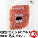 どろぶたグルメ 900日熟成プロシュート ( 生ハム ) 40g 北海道 十勝 エルパソ牧場