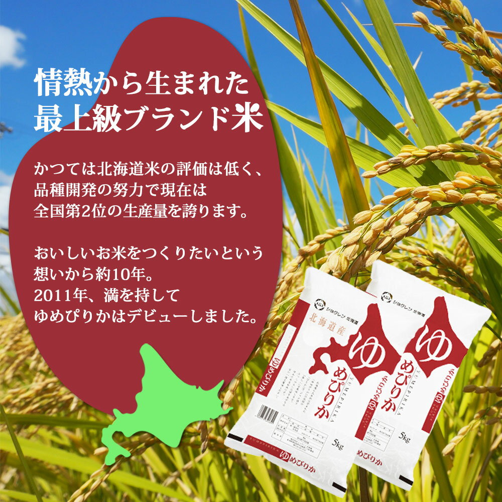 ゆめぴりか 10kg (5kg×2袋) 北海道産 お米 道産米 おこめ 令和5年 特A 2