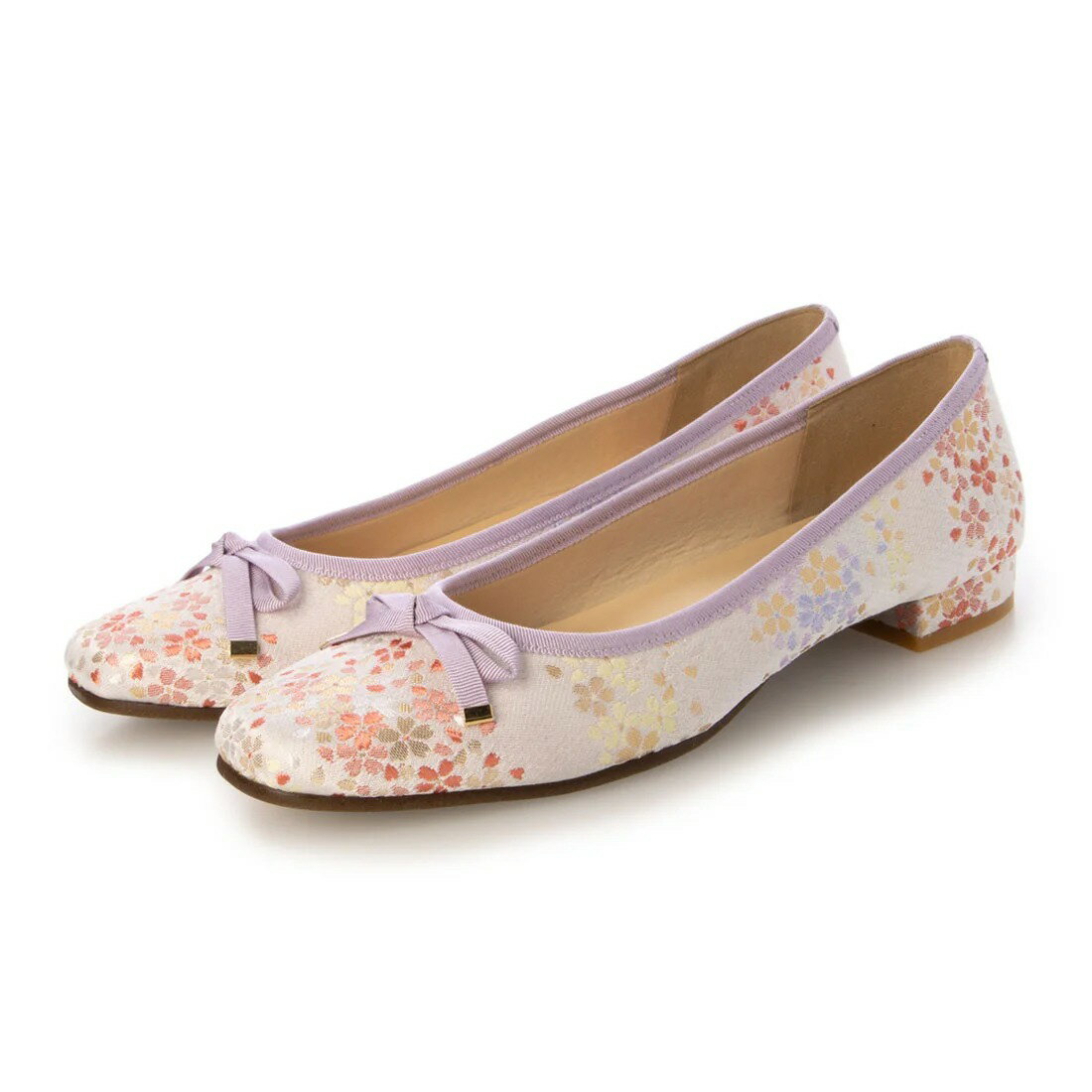 楽天IK plus履着物 25043004 25.0センチ 日本製　西陣織や着物（天然シルク）素材で製作したあなただけのオンリーワンフラットシューズ HAZUMI100 （西陣） 疲れにくい 疲れない 歩きやすい 疲れないパンプス ローヒール