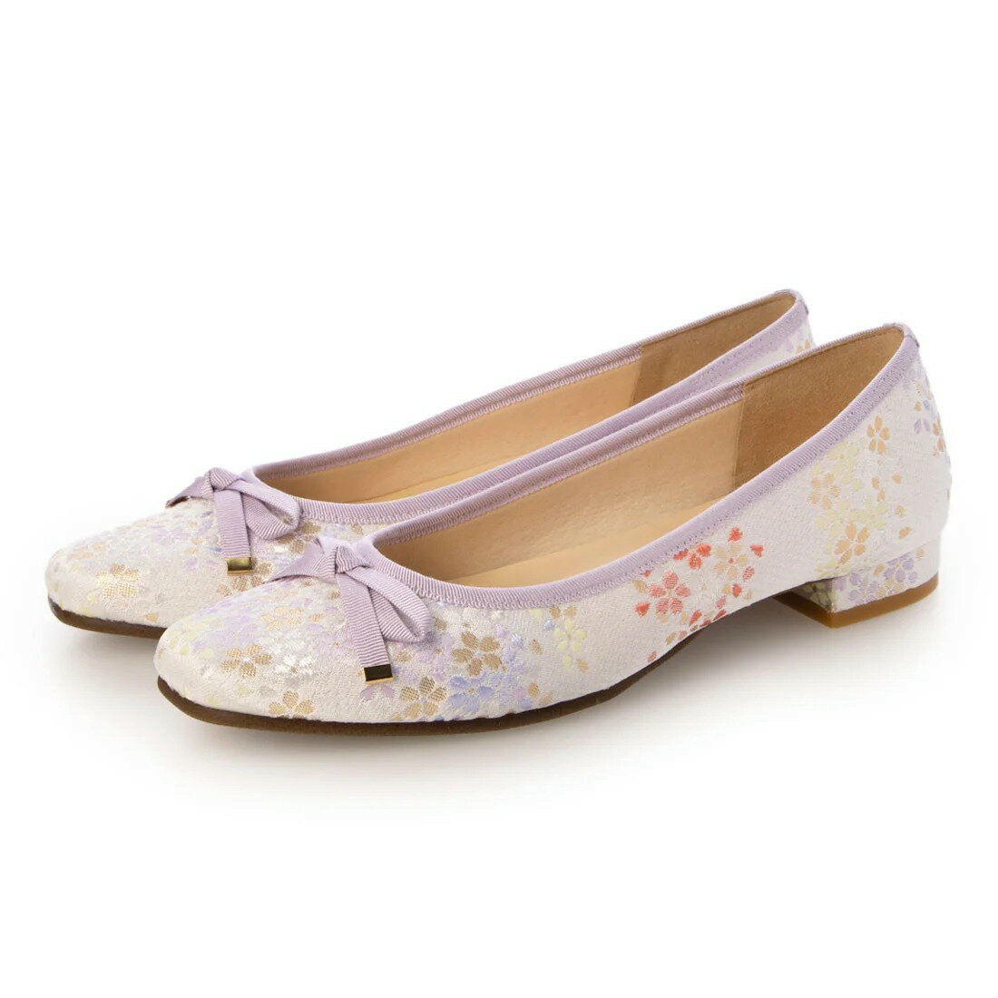 楽天IK plus履着物 24091928 24.5センチ 日本製　西陣織や着物（天然シルク）素材で製作したあなただけのオンリーワンフラットシューズ HAZUMI100 （西陣） 疲れにくい 疲れない 歩きやすい 疲れないパンプス ローヒール