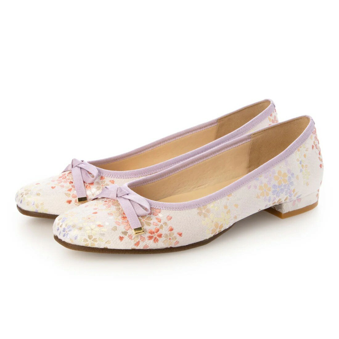 楽天IK plus履着物 24091925 24.0センチ 日本製　西陣織や着物（天然シルク）素材で製作したあなただけのオンリーワンフラットシューズ HAZUMI100 （西陣） 疲れにくい 疲れない 歩きやすい 疲れないパンプス ローヒール