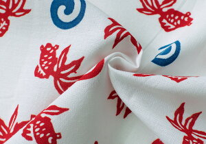 手ぬぐい 日本製 てぬぐい 金魚 きんぎょ 夏 おしゃれ 注染 総理生地 綿100% 34×88cm のし 手拭い 可愛い お年賀 お歳暮 プチギフト プレゼント 粗品通販 年賀状印刷 年賀状作成ソフト セール