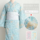 IKS COLLECTION レディース浴衣 海辺の散歩 No71 72 セオ®アルファ 単品 日本製 ポリエステル100 夏着物 ゆかた 上品 かわ...