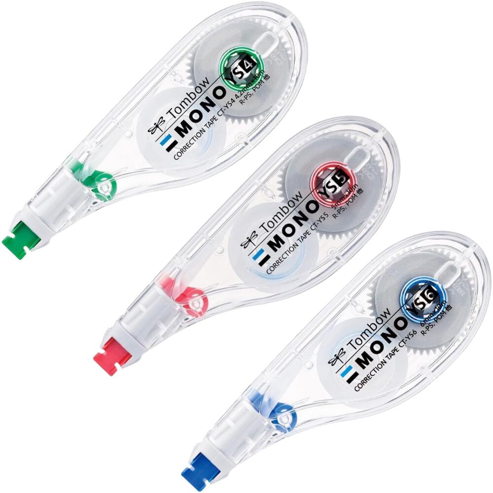 修正テープ モノYS 本体 4.2mm 5mm 6mm トンボ鉛筆