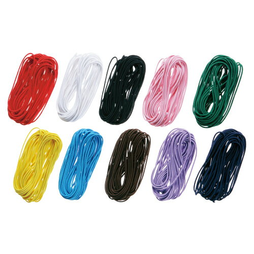 丸ゴム ウーリー丸ゴム 10m巻 3mm 手芸 工作 単色