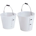 バケツ じょうぶバケツ ホワイト 8L 14L テラモト