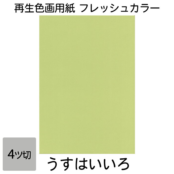 画用紙 色画用紙 フレッシュカラー 四ツ切 100枚 うすはいいろ 単色 まとめ買い 四つ切り 大王製紙