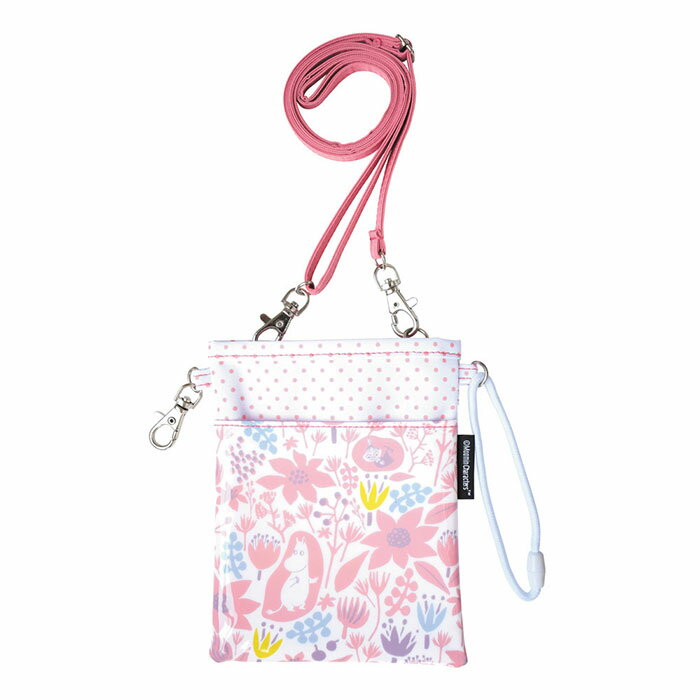 保育士 エプロン 幼稚園 保育園 キャラクター ムーミン 3WAYソフトペンポーチピンク セント・レディス (メール便対象商品)