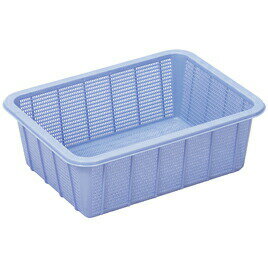 かご 収納 アシスト抗菌角ざる 深型 小(30×23×H10.5cm) 新輝合成