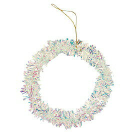 リース クリスマス 工作 手芸 オーロラモールリース (10個) 丸