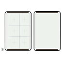 水書板 習字 書道 かるい水筆書き方指導板 6マス/無地(黒) オータケ